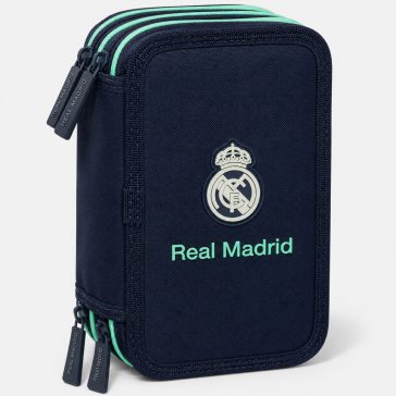   Real Madrid töltött tripla tolltartó 37 részes, 25/26 idegenbeli dizájnnal