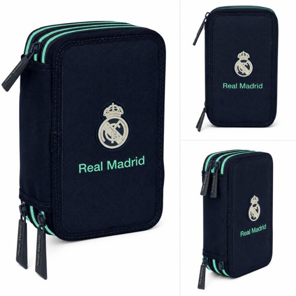 Real Madrid töltött tripla tolltartó 37 részes, 25/26 idegenbeli dizájnnal