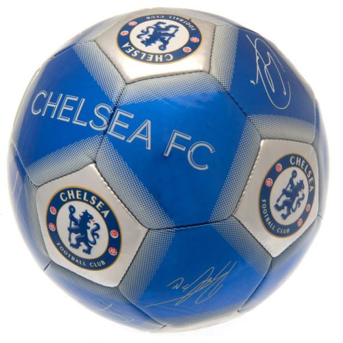 Chelsea FC aláírásos futball-labda, normál méret (5-ös)