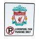 Liverpool FC "No Parking" fém tábla