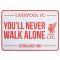 Liverpool FC "You'll Never Walk Alone" (YNWA) fém tábla