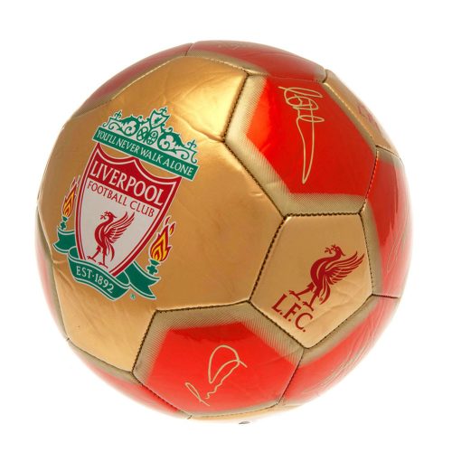 Liverpool FC 26 aláírásos gyakorló focilabda - mini méret (1-es)