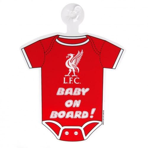 Liverpool FC baby on board autós mini body zászló