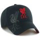 Liverpool FC Obsidian black hímzett baseball sapka (fekete)
