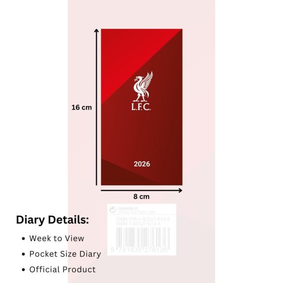 Liverpool FC slim határidőnapló 2026