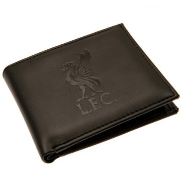 Liverpool FC dombornyomott pénztárca (fekete)