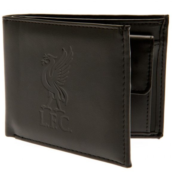 Liverpool FC dombornyomott pénztárca (fekete)