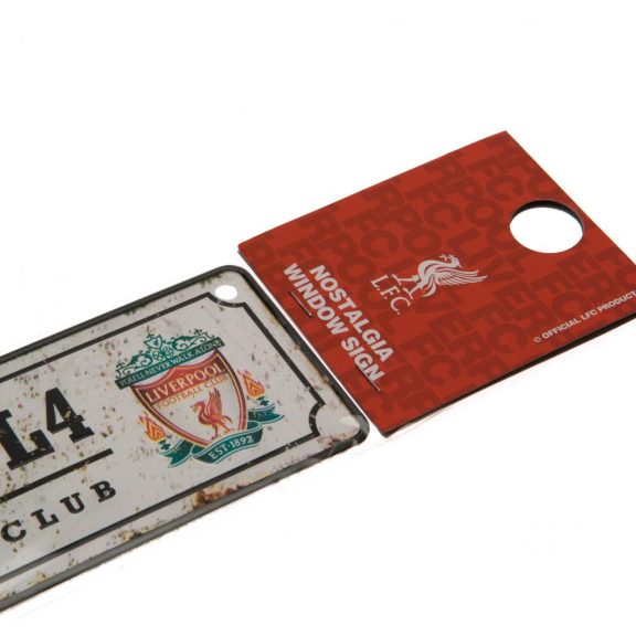 Liverpool FC retro ablak tábla