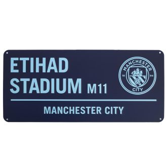 Manchester City FC fém utcatábla – Etihad Stadium