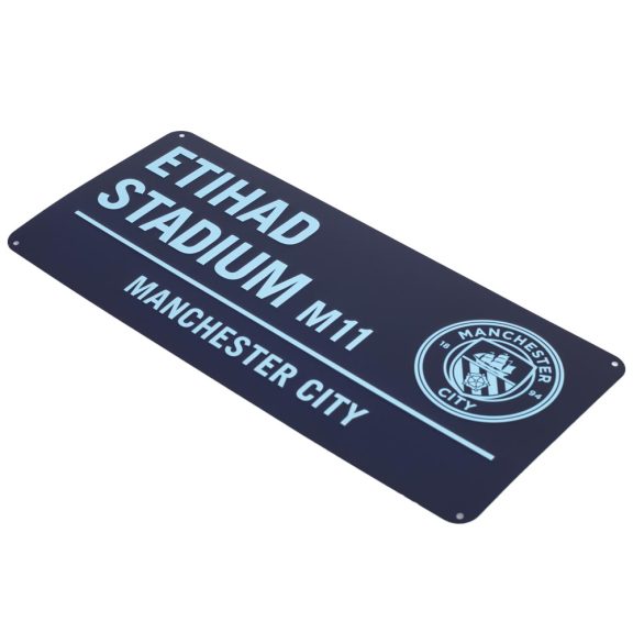 Manchester City FC fém utcatábla – Etihad Stadium