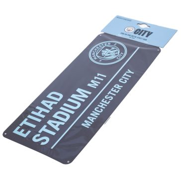 Manchester City FC fém utcatábla – Etihad Stadium