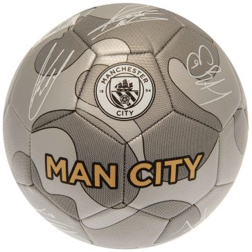   Manchester City FC aláírásos focilabda – Camo design, normál méret (5-ös)