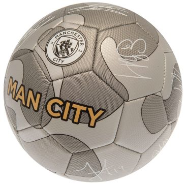   Manchester City FC aláírásos focilabda – Camo design, normál méret (5-ös)