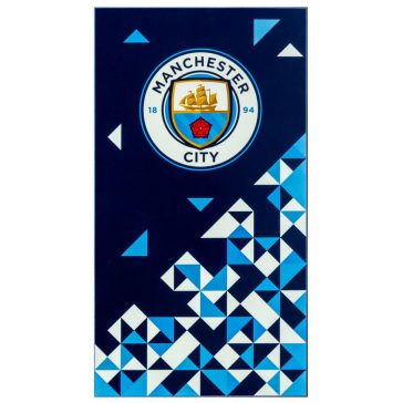 Manchester City FC törölköző Particle mintázattal