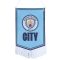 Manchester City FC mini zászló CITY felirattal
