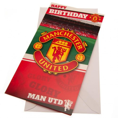 Manchester United FC születésnapi üdvözlőkártya