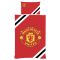 Manchester United FC ágyneműhuzat szett egyszemélyes csíkos mintával